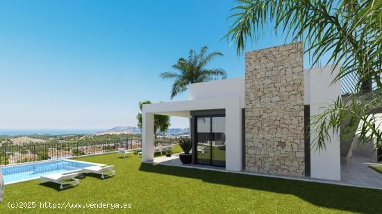  ¡Nueva villa con magníficas vistas al mar, en Polop Hills! - ALICANTE 