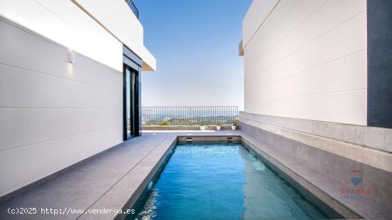  Nueva villa de 2 domitorios y 2 baños con magníficas vistas al mar en Polop Hills! - ALICANTE 