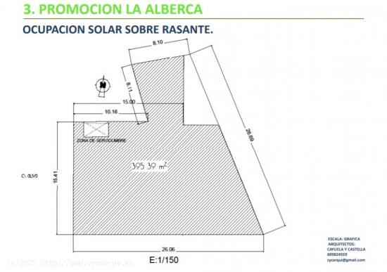 SOLAR DE 429 M2 EN LA ALBERCA - MURCIA