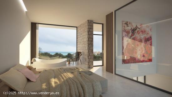 VILLA DE LUJO NUEVA A 250 m DE LA PLAYA EN CAMPOAMOR. - ALICANTE