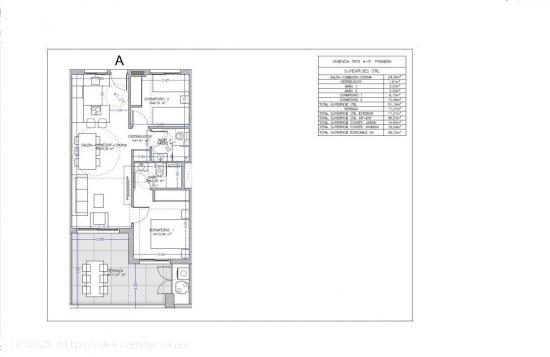 APARTAMENTO DE 2 DORM. EN PLANTA BAJA DE NUEVA CONSTRUCCIÓN EN TORREVIEJA A SOLO 700M DE LA PLAYA -