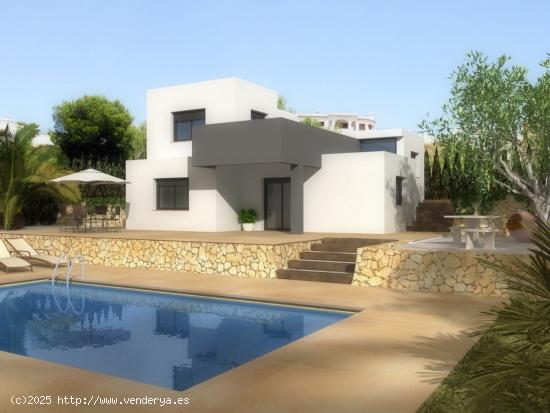  PROYECTO VILLA MODERNA EN LA SOLANA EN PEDREGUER - ALICANTE 