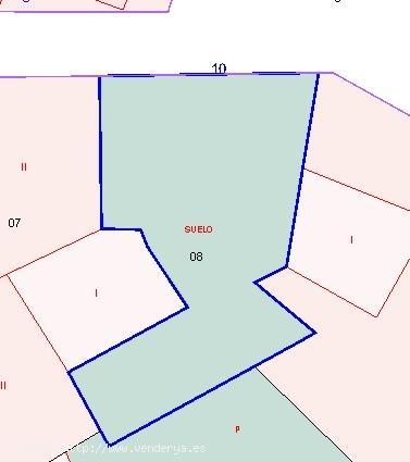  SOLAR A LA VENTA CON 170 m2 DE PARCELA Y 11 m DE FACHADA. UBICADA PRÓXIMA A IGLESIA DE STA MARÍA.  