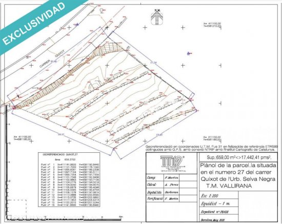 TERRENO RESIDENCIAL 688 m2 URB. LA SELVA NEGRA