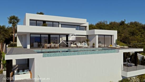 Villa de lujo en proyecto con excelentes vistas al mar en Cumbres del Sol, junto a Javea. - ALICANTE