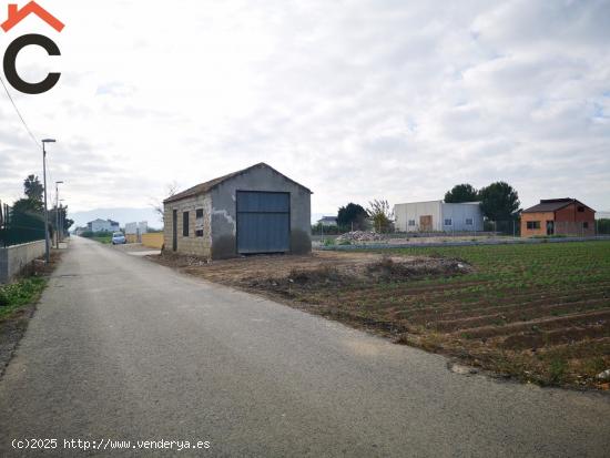 Se vende terreno rustico con cuarto de aperos en la huerta de Santa Cruz. - MURCIA