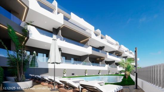  OBRA NUEVA. RESIDENCIAL PRIVADA EN BENIJOFAR. 2 DORM. 2 BAÑOS. TERRAZA 16 M2. PISCINA. - ALICANTE 