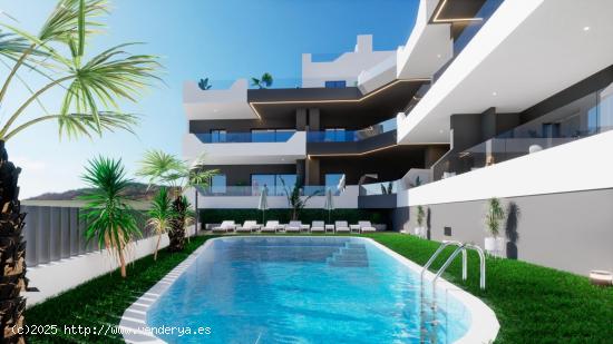 OBRA NUEVA. RESIDENCIAL PRIVADA EN BENIJOFAR. 2 DORM. 2 BAÑOS. TERRAZA 16 M2. PISCINA. - ALICANTE