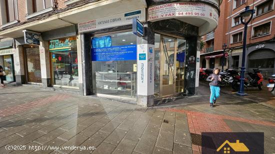 Se Alquila Local en el Centro de Portugalete en Esquina - VIZCAYA