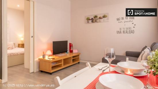 Elegante apartamento de 1 dormitorio en alquiler en Puente de Vallecas - MADRID