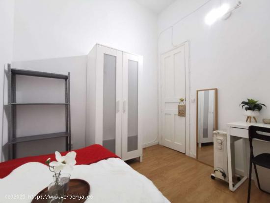  Habitación acogedora con armario independiente en el apartamento compartido, Puerta del Sol - MADRI 