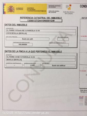 Se Vende en Sevilla - SEVILLA