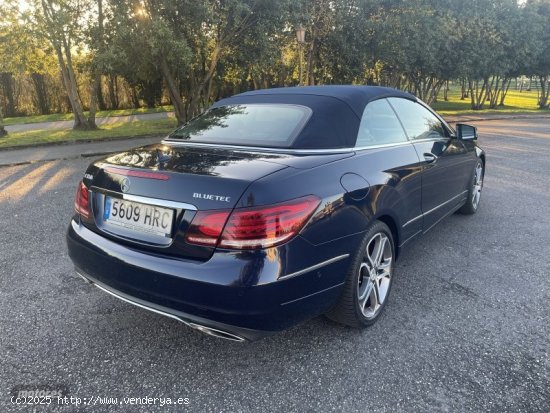 Mercedes Clase E 350 bluetec cabrio de 2013 con 122.000 Km por 32.000 EUR. en Asturias