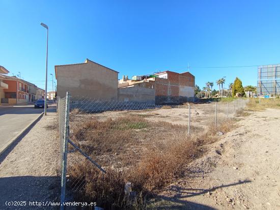 SOLAR URBANO JUNTO A AVENIDA PRINCIPAL DE PUERTO LUMBRERAS - MURCIA