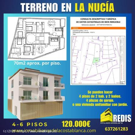 🏡 Terreno urbanizable en La Nucía. - ALICANTE