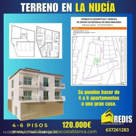 🏡 Terreno urbanizable en La Nucía. - ALICANTE