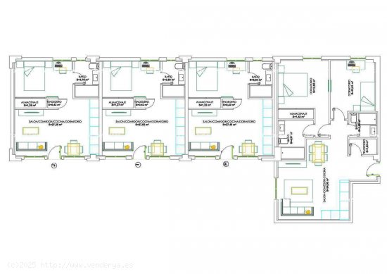 Salamanca ( Ciudad Jardin-La Glorieta); 1d , 1WC.650 € - Salamanca