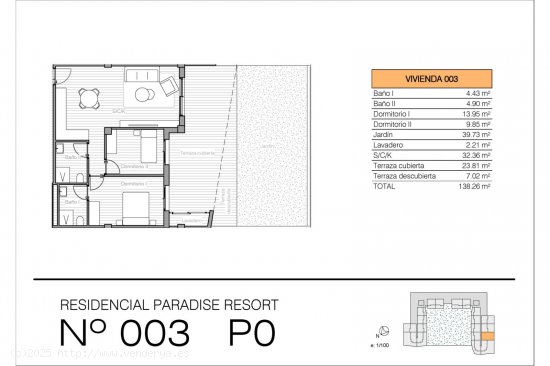 Apartamento en venta a estrenar en San Miguel de Salinas (Alicante)