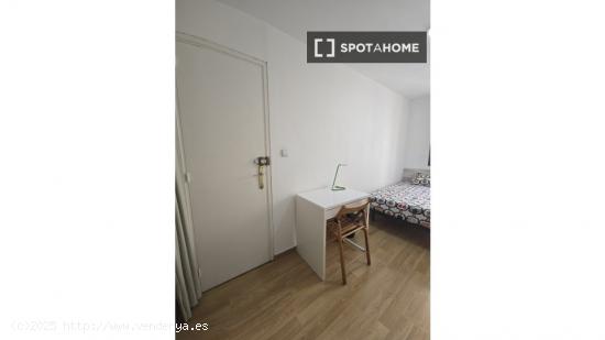 Habitación decorada con armario empotrado en el apartamento compartido, El Raval - BARCELONA