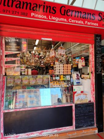 Se vende/traspasa la concesión de dos puestos en el mercado Pere Garau - BALEARES