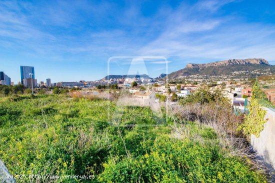 Solar en venta en Calpe (Alicante)