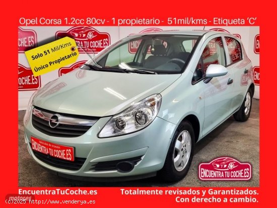  Opel Corsa CMon 1.2 de 2009 con 51.320 Km por 5.990 EUR. en Tarragona 