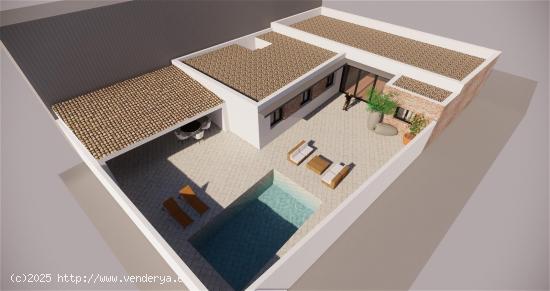 SOLAR CON PROYECTO PARA CHALET DE LUJO JUNTO AL CENTRO DE PUERTO LUMBRERAS - MURCIA