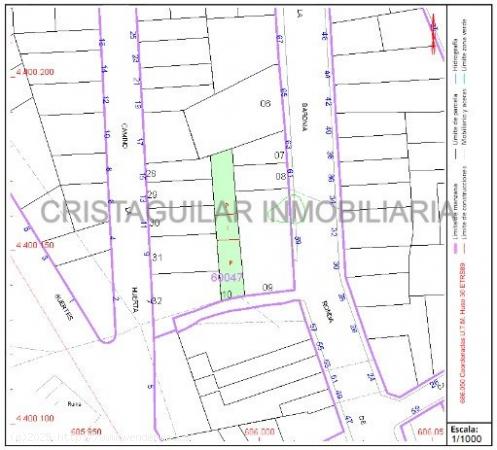 SOLAR URBANO EN VENTA EN VILLAR DEL ARZOBISPO - VALENCIA