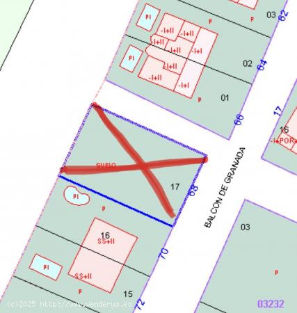 Venta de solar en Albolote en esquina zona Torreon - GRANADA