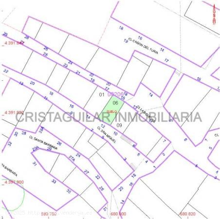  SOLAR URBANO EN VENTA EN CHULILLA - VALENCIA 