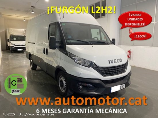  Iveco Daily Furgón 35S12 V 3520L H2 12.0 120cv - GARANTIA MECANICA - Barcelona 