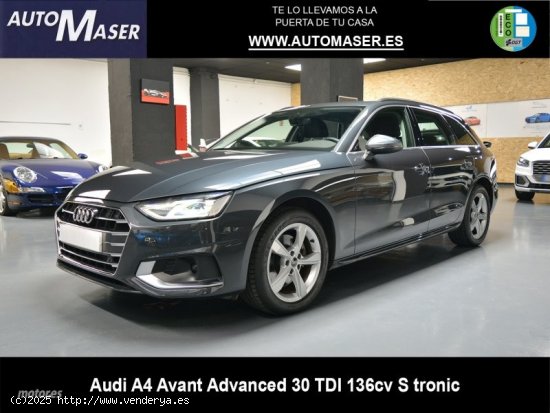  Audi A4 Avant Advanced 30 TDI 100kW S tronic de 2021 con 136.000 Km por 21.700 EUR. en Madrid 