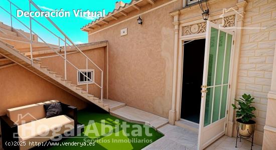 ¡ESTUPENDA OPORTUNIDAD! CASA PARA REFORMAR CON PATIO, TERRAZA Y TRASTERO - CASTELLON