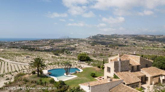 FINCA TROBAT - LUJO Y ENCANTO EN MORAIRA - TEULADA CON VISTAS AL MAR MEDITERRANEO - ALICANTE