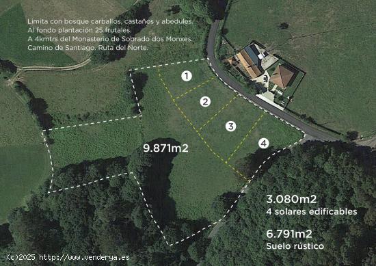 SOLAR EN VENTA EN SOBRADO DOS MONXES - A CORUÑA