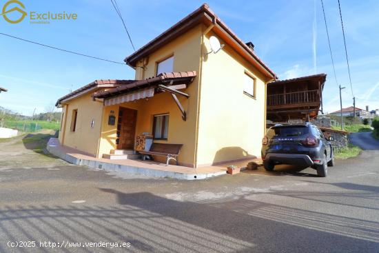 CASA CON PARCELA DE 1000m2 MÁS HÓRREO CON APARTAMENTO DE 3 HABITACIONES - ASTURIAS