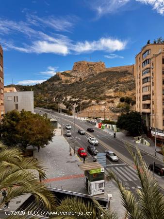 ALQUILER DE ESTUPENDA VIVIENDA EN INMEJORABLE UBICACIÓN VISTAS AL CASTILLO - ALICANTE