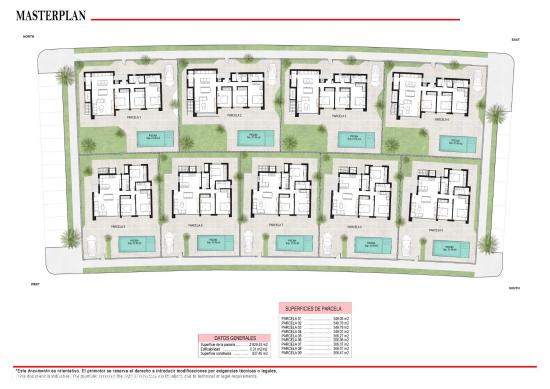 VILLAS DE OBRA NUEVA EN CONDADO DE ALHAMA CAMPO DE GOLF - MURCIA