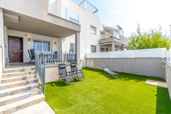 Sol Park, Encantador Bungalow de planta Baja de estilo moderno, incluye plaza de garaje - ALICANTE