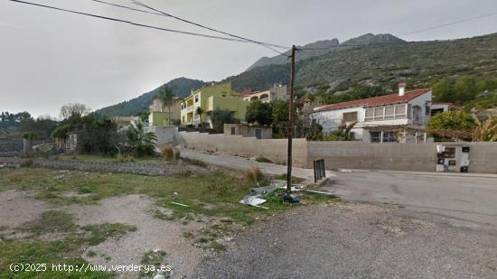 Se vende terreno urbanizable en Tormos - ALICANTE