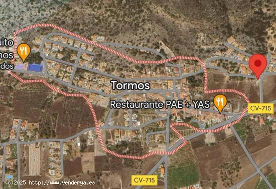 Se vende terreno urbanizable en Tormos - ALICANTE