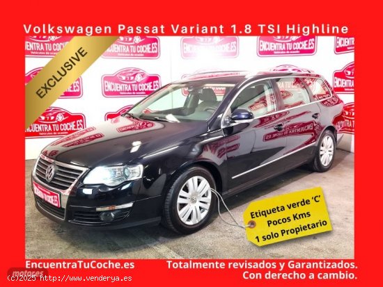  Volkswagen Passat Variant 1.8 TSI Highline de 2008 con 109.575 Km por 8.300 EUR. en Tarragona 