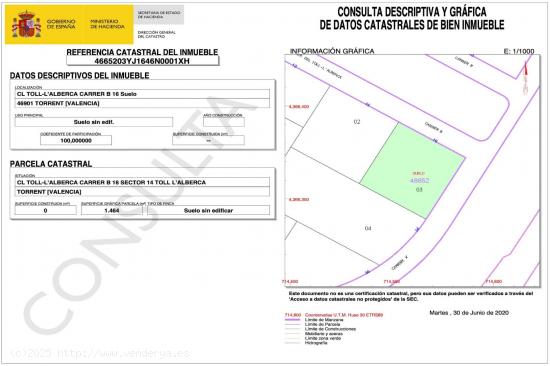 Suelo Urbano de Uso Terciario con Gran Potencial en Torrente - VALENCIA