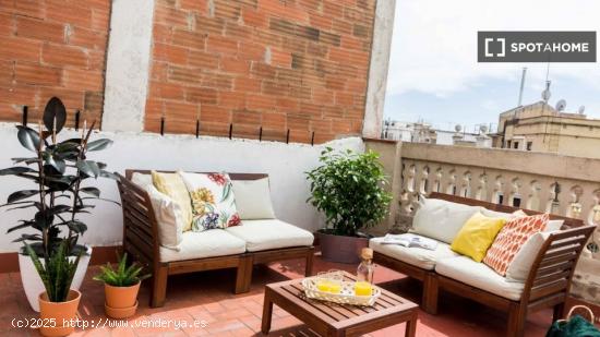 Acogedor apartamento de 1 dormitorio con terraza. - BARCELONA