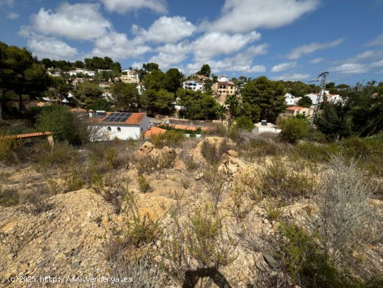 Parcela en venta en Benissa (Alicante)