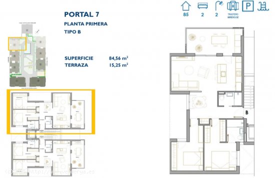 Apartamento en venta a estrenar en San Pedro del Pinatar (Murcia)