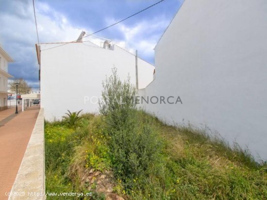 Parcela en venta en Sant Lluís (Baleares)