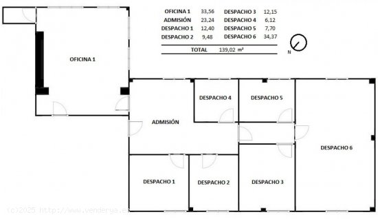  Oficina en venta en Zizur Mayor (Navarra) 