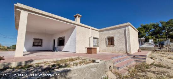 CASA DE CAMPO CON BONITAS VISTAS ALBATERA  A5 MINUTOS DE CREVILLENTE SECTOR EL MOCO! - ALICANTE