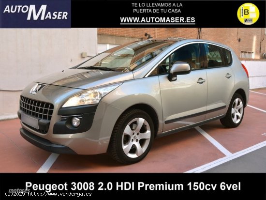  Peugeot 3008 2.0 HDI Premium 150 CV de 2011 con 121.000 Km por 7.950 EUR. en Madrid 